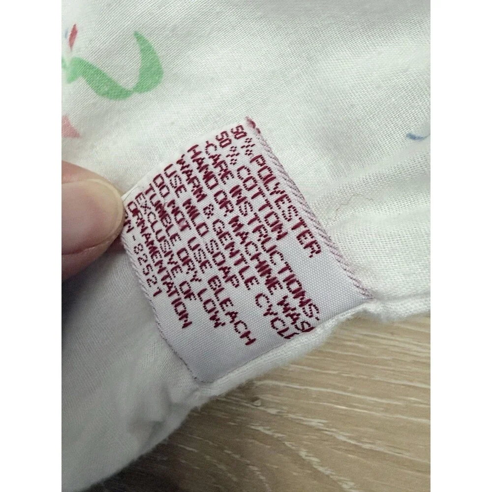 VTG 1992 Little Bedding Red Calliope Baby Blanket Comforter Quilt Balloons Bear